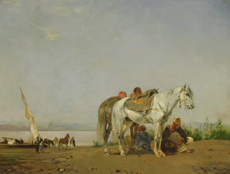Aan de oever van de Nijl, 1871